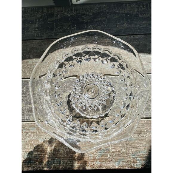 EAPG Bryce Bros Amazon Sawtooth Footed Compote Scallop Rim Early American 1890's - Picture 3 of 16